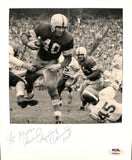 Howard Hopalong Cassady Signed/Auto/Inscr 7x7 Photo Ohio State Heisman PSA/DNA