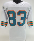 Mark Clayton Signed Miami Dolphins Jersey (JSA COA) 5xPro Bowl Wide Receiver