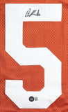 Bijan Robinson Signed Texas Longhorns Jersey (Beckett) Atlanta Falcons R.B.