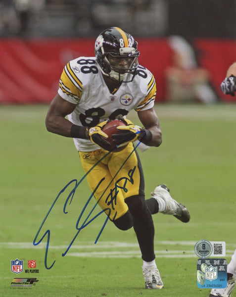 Steelers Emmanuel Sanders Authentic Signed 8x10 Vertical Photo BAS #BU64144