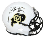 Laviska Shenault Autographed Colorado Buffaloes White Mini Helmet BAS 28084