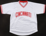 Lou Piniella Signed Reds Jersey (JSA) 1990 Cincy World Series Champs / Manager