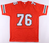 Warren Sapp Signed Miami Hurricanes Jersey Inscribed 91 Ntl Champs (Beckett COA)