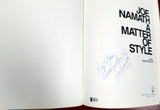 Joe Namath Autographed Book "To Stan, Good Meeting Ya!" Jets Beckett #B62243