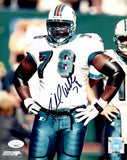 Richmond Webb Miami Dolphins Signed/Autographed 8x10 Photo JSA 161251