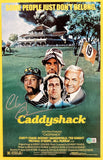 Chevy Chase Signed In Silver 11x17 Caddyshack Movie Poster Photo BAS