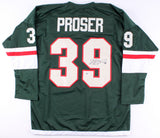 Nate Prosser Signed Minn Wild Green Jersey (Beckett) Playing career 2010-present