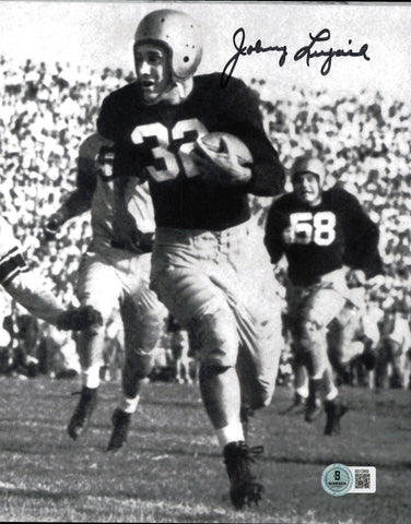 Johnny Lujack Autographed Signed 8x10 Photo Notre Dame Beckett QR #BS12869