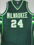 Bucks JAY HUMPHRIES Signed Custom Replica Green Jersey AUTO w/ "88-92"