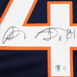 Shannon Sharpe Signed Denver Broncos Pro Cut Jersey (Beckett) 8xPro Bowl T.E.