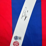 Autographed/Signed Franck Ribery FC Bayern Munich Red Jersey Beckett BAS COA