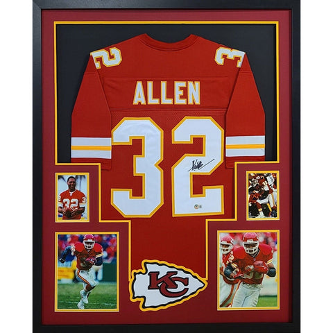 Marcus Allen Autographed Signed Framed Kansas City Chiefs Jersey BECKETT