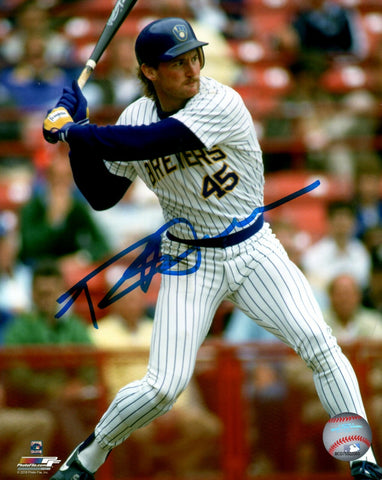 Brewers Outfielder ROB DEER Signed 8x10 Action Photo #5 AUTO