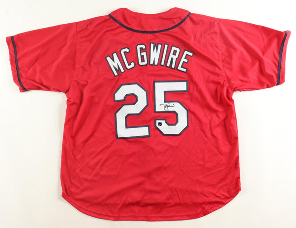 Mark McGwire Signed St Louis Cardinals Jersey (Authentic Ink) 87 Rookie o/t Year