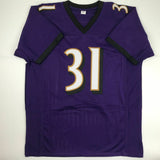 Autographed/Signed JAMAL LEWIS Baltimore Purple Football Jersey JSA COA Auto