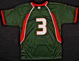 Frank Gore Signed Miami Hurricanes Jersey (Beckett COA) 5xPro Bowl Running Back