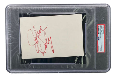 John Daly Signed Slabbed Index Card PSA/DNA
