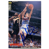 Mark Price Autographed Upper Deck 95-96 Collectors Choice 125 Card Beckett 51906