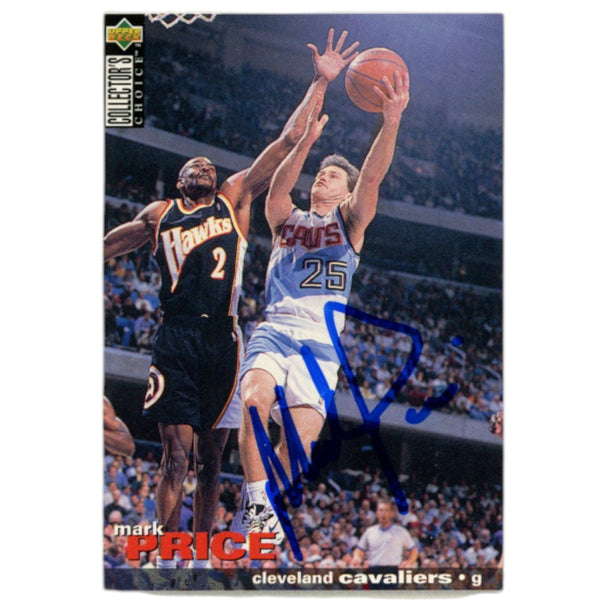 Mark Price Autographed Upper Deck 95-96 Collectors Choice 125 Card Beckett 51906