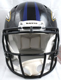 Ed Reed Autographed Baltimore Ravens F/S Speed Authentic Helmet w/HOF - Beckett