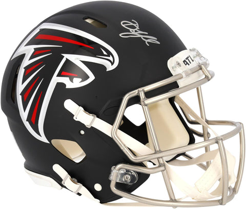 Drake London Atlanta Falcons Signed Riddell Speed Authentic Helmet