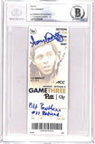 Tony Dorsett Autographed Ticket Stub 9/15/18 Insc. Beckett 42746