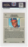 Frank Thomas Signed White Sox 1990 Leaf Rookie Baseball Card #300 - (PSA/DNA)