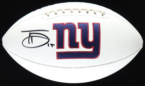 Tommy DeVito Signed New York Giants Logo Football (Beckett) Ex Syracuse Q.B.