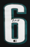 Eagles DeVonta Smith Authentic Signed Black Nike Limited Jersey BAS Witnessed