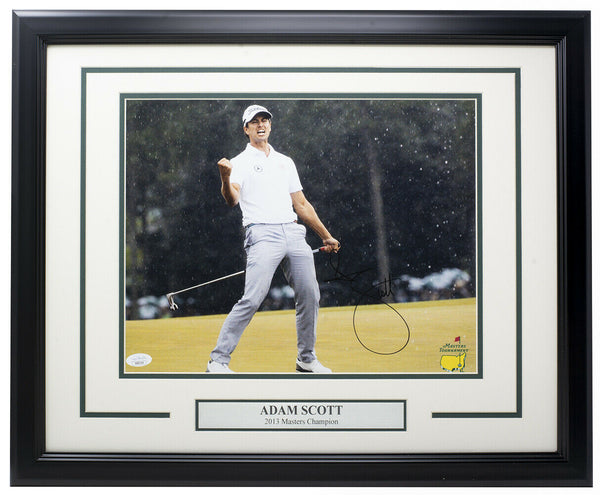 Adam Scott Signed Framed PGA 11x14 Golf Photo JSA