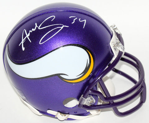 Andrew Sendejo Signed Vikings Mini-Helmet (TSE COA) Minnesota (2011-present)