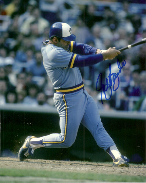 Milwaukee Brewers SAL BANDO Signed 8x10 Photo #3 AUTO - MIlwaukee 1977-81