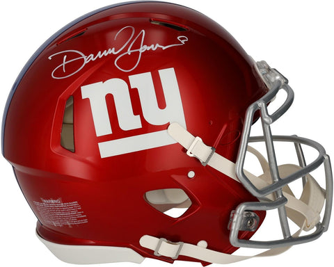 Daniel Jones New York Giants Signed Riddell Flash Speed Authentic Helmet