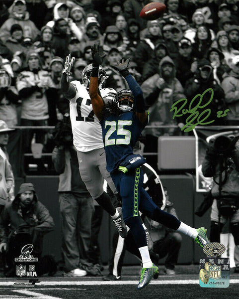 RICHARD SHERMAN AUTOGRAPHED SIGNED 8X10 PHOTO SEATTLE SEAHAWKS RS HOLO 86891
