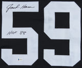 Jack Ham Signed Pittsburgh Steelers Jersey Inscribed "HOF 88" (Beckett COA) L.B.