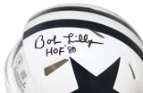 Bob Lilly Signed Dallas Cowboys TB '64-'66 Mini Helmet w/HOF BAS 40175