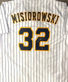 Brewers JACOB MISIOROWSKI Signed Custom Replica Pinstripe Jersey AUTO - Prova