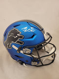 SAM LAPORTA SIGNED DETROIT LIONS F/S 2024 ALTERNATE SPEEDFLEX HELMET BECKETT