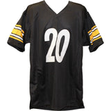 Kaleb Johnson Autographed Pro Style Black Sz XL Jersey Beckett Witness 51676