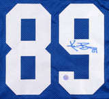 Kevin Boss Signed New York Giants Blue Jersey (Gridiron Legends COA) Tight End