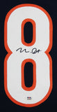 Montez Sweat Authentic Signed Navy Pro Style Framed Jersey Autographed PSA/DNA