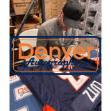 Wil Lutz Autographed/Signed Pro Style Size XL Blue Jersey Big Nutz Beckett 54672