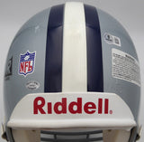 Bob Lilly Autographed Authentic Full Size Helmet Cowboys HOF SB VI Champs (Very