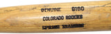 John Vander Wal Colorado Rockies Game Used Baseball Bat 57293