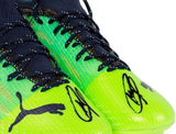 CHRISTIAN PULISIC Autographed Green Puma Ultra 1.3 Cleats PANINI LE 25