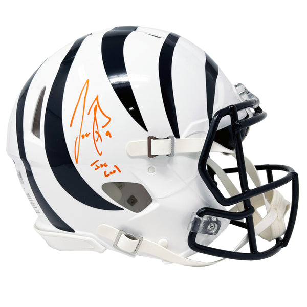 Joe Burrow Bengals Signed Joe Cool Riddell Alternate Authentic Helmet Fanatics