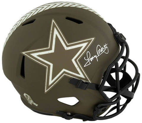 Tony Dorsett Signed Cowboys Salute Riddell Full Size Replica Helmet - (SS COA)