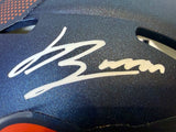 Jahdae Barron Autographed Navy Mini Helmet -- Denver Broncos | BAS COA