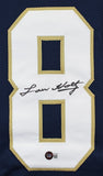 Lou Holtz Signed Notre Dame Fighting Irish Pro Cut Jersey (Beckett) 1988 Champs