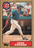 Leon Durham Signed Chicago Cubs Home Jersey (Wilder) 1984 All-Star 1st Baseman